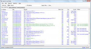 Apache Log Viewer - náhled