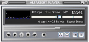 Altarsoft Player - náhled