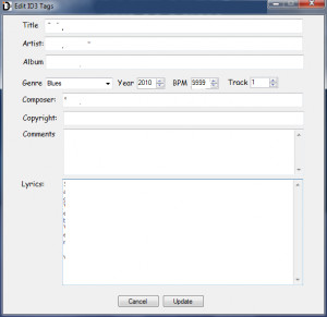 ID3 Editor - náhled