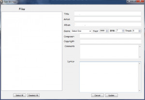 ID3 Editor - náhled