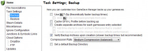 GameSave Manager - náhled