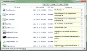 Simple File Annotator - náhled