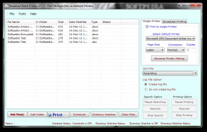 Broadcast Batch Printing - náhled