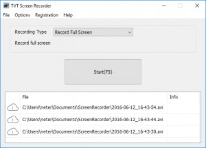 TVT Screen Recorder - náhled