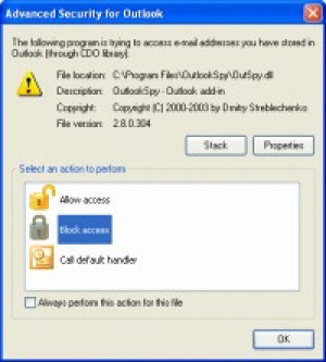 Advanced Security for Outlook - náhled