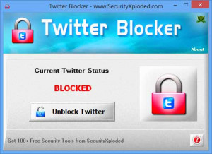 Twitter Blocker - náhled
