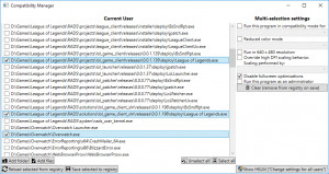 Compatibility Manager - náhled