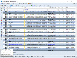 Duplicate Files Search & Link - náhled