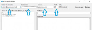 Auto Email Sender - náhled
