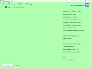 ClassicMenu - náhled
