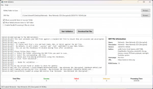 ROM Validator - náhled
