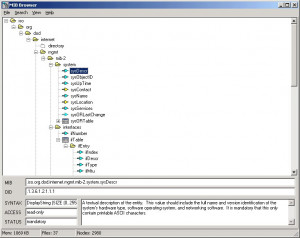 MIB Browser - náhled