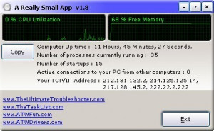 A Really Small App - náhled