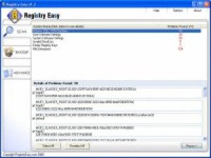 RegistryEasy Registry Cleaner - náhled