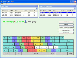 TypingTutor - náhled