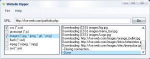 Website Ripper - náhled