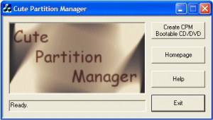 Cute Partition Manager - náhled