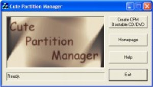 Cute Partition Manager - náhled