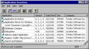 Application Inventory - náhled