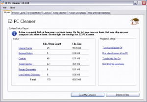 EZ PC Cleaner - náhled