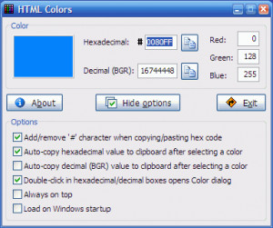  HTML Colors   - náhled