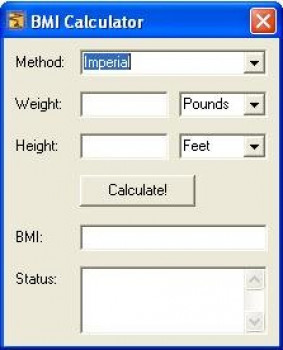 BMI Calculator - náhled