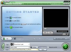 Leawo iPhone converter - náhled