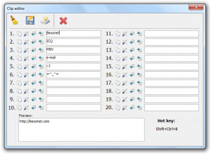 Clipboard Monitor - náhled