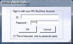 AFBSoft-SkyDrive - náhled