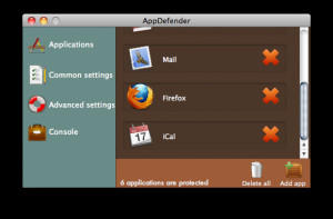 AppDefender - náhled