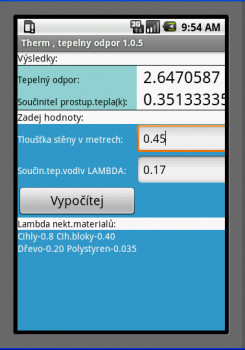 Therm - tepelný odpor - náhled