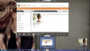 Google Music Desktop Player - náhled