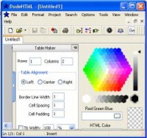 DudeHTML - náhled