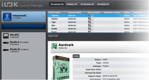 iLok License Manager - náhled