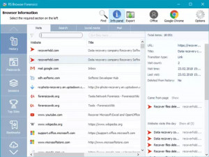 RS Browser Forensics - náhled