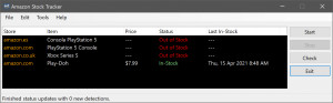 Amazon Stock Tracker - náhled