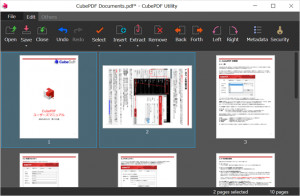 CubePDF Utility - náhled