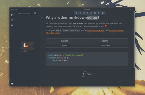 MarkText - náhled