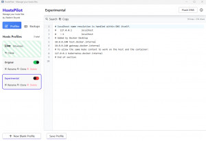 HostsPilot - náhled