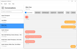 ChatKeepsake - náhled