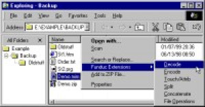 Funduc Explorer Extensions - náhled