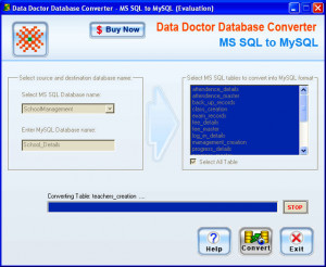 MSSQL to MySQL Conversion - náhled