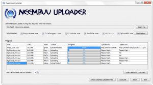 Neembuu Uploader - náhled