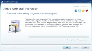 Ainvo Uninstall Manager - náhled