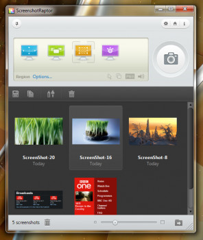 ScreenshotRaptor - náhled