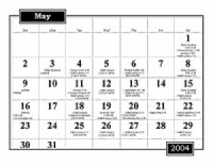 DeltaCalendar - náhled