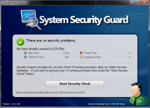 System Security Guard - náhled