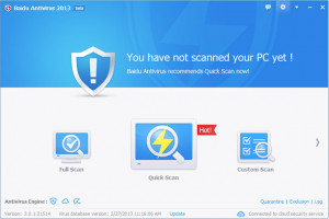 Baidu Antivirus - náhled
