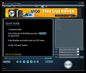 AVGO Free DVD Ripper - náhled