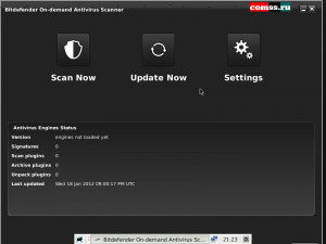 BitDefender Rescue CD  - náhled